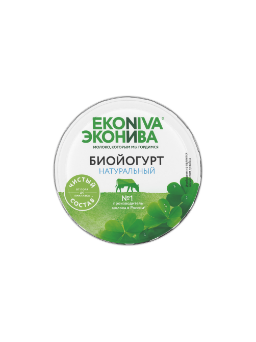 Биойогурт Эконива натуральный 3.2%, 75г