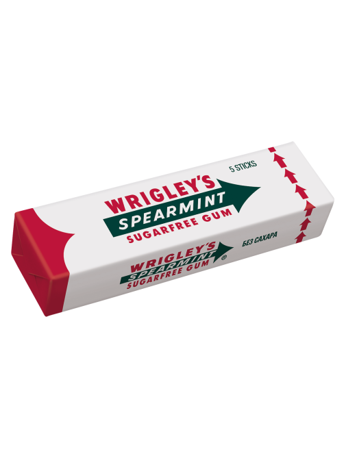 Жевательная резинка Wrigley's Spearmint без сахара мята, 13г