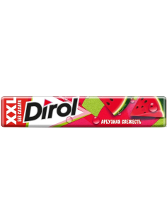 Жевательная резинка Dirol XXL Арбузная свежесть без сахара, 19г