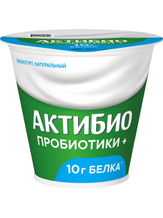 Биойогурт Актибио натуральный 3.5%, 220г