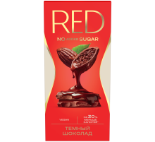 Шоколад Red Delight темный веган без сахара, 70г