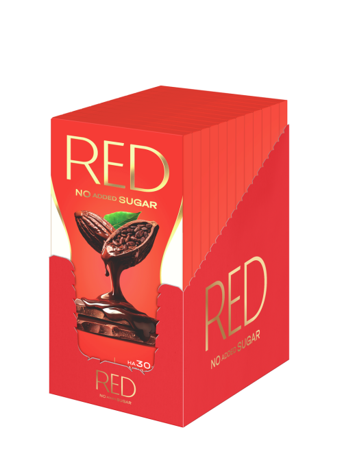 Шоколад Red Delight темный веган без сахара, 70г