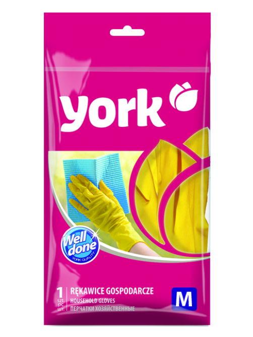 Перчатки хозяйственные York M