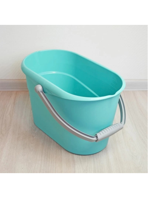 Ведро для мытья полов Hausmann HM-1086 мятное 15л, 45.9 x 27.5 x 27.2см