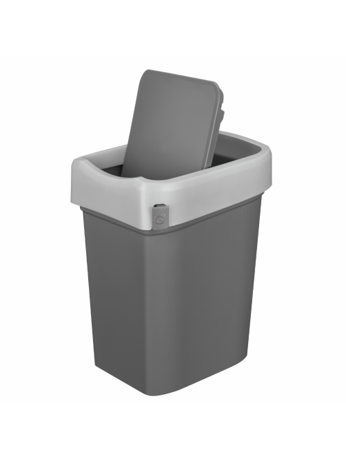 Контейнер для мусора Econova Smart Bin Графит-серый 50л, 43 x 33 x 63см