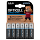 Батарейки Opticell Turbo Max АА, 6шт