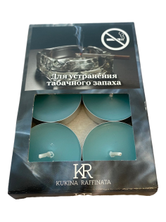 Свечи чайные Kukina Raffinata Антитабак, 6шт