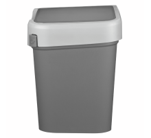 Контейнер для мусора Econova Smart Bin Графит-серый 50л, 43 x 33 x 63см