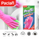 Перчатки хозяйственные Paclan Comfort латексные S, 30 x 14.5 x 0.9см