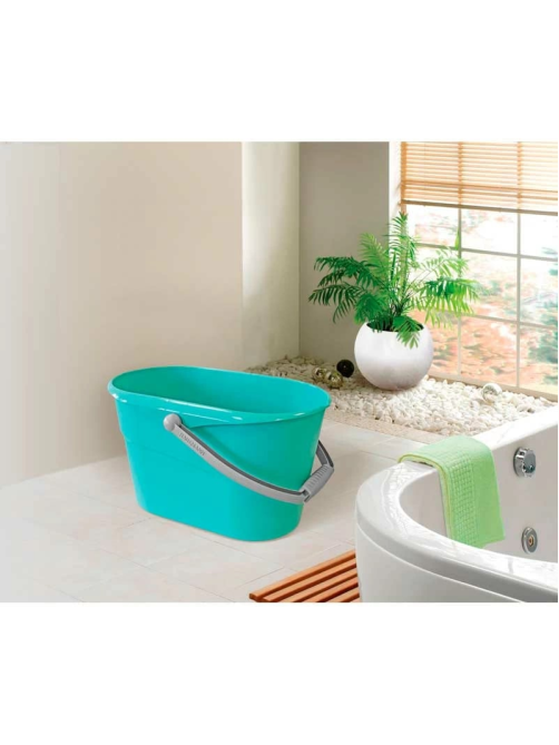 Ведро для мытья полов Hausmann HM-1086 мятное 15л, 45.9 x 27.5 x 27.2см