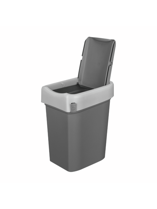 Контейнер для мусора Econova Smart Bin Графит-серый 50л, 43 x 33 x 63см