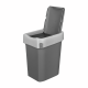 Контейнер для мусора Econova Smart Bin Графит-серый 50л, 43 x 33 x 63см