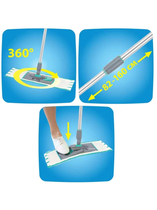 Швабра Hausmann HM-1760A Profi Home Professional, 52 x 12 x 160см