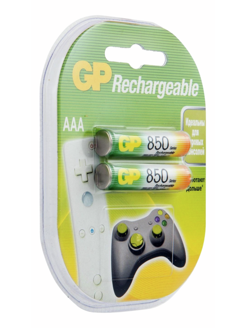 Комплект аккумуляторов GP AAA 850MAH, 2шт