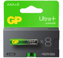 Батарейки GP Ultra Plus AAA, 8шт