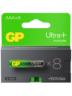 Батарейки GP Ultra Plus AAA, 8шт