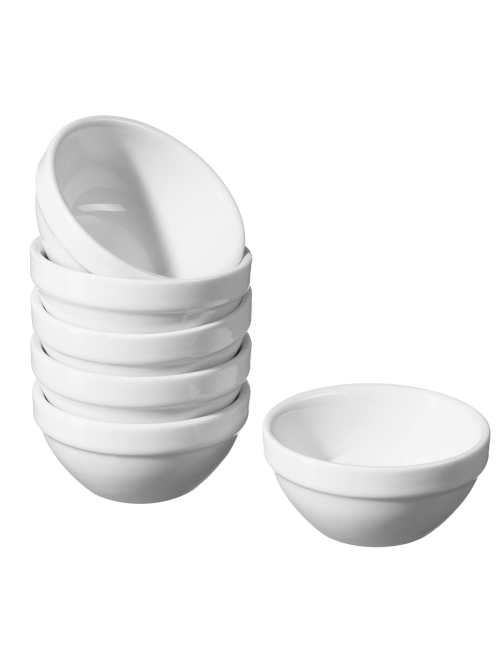 METRO PROFESSIONAL Tapas White Соусник фарфоровый, 6шт х 7.4см