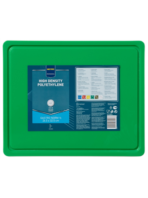 METRO PROFESSIONAL Доска разделочная зеленая, 32 x 26 x 2см