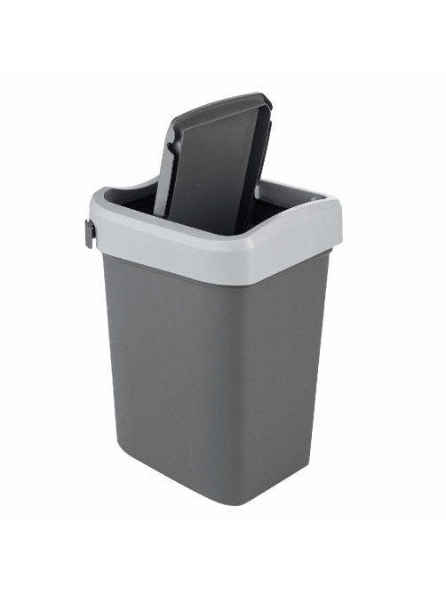 METRO PROFESSIONAL Контейнер для мусора графитно-серый 25 x 20 x 35, 10л