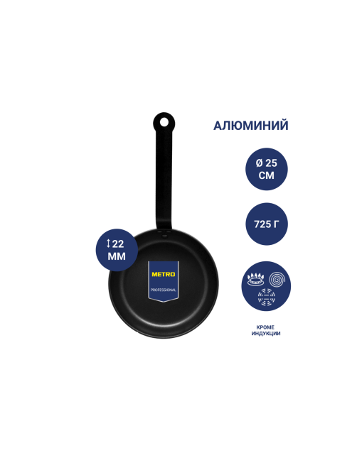 METRO PROFESSIONAL Сковорода для блинов, 25см