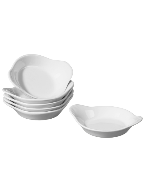 METRO PROFESSIONAL Tapas White Соусник овальный, 9.2см x 6шт