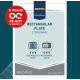 METRO PROFESSIONAL Блюдо Macario прямоугольное белое 30 x 20см, 6шт