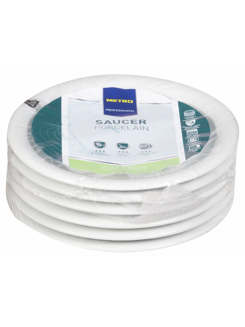 METRO PROFESSIONAL Блюдце для чашки Caterer 15.5см, 6шт