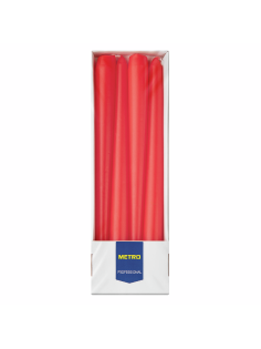 METRO PROFESSIONAL Свеча античная красная, 4шт