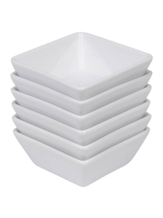 METRO PROFESSIONAL Tapas White Соусник фарфоровый, 6шт х 8см