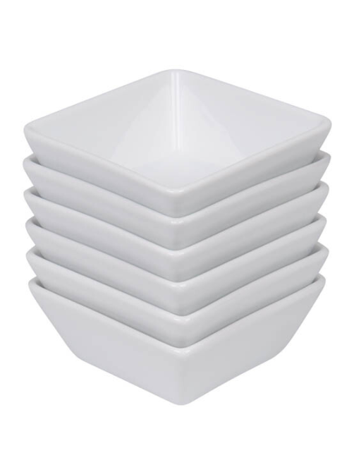 METRO PROFESSIONAL Tapas White Соусник фарфоровый, 6шт х 8см