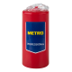 METRO PROFESSIONAL Свеча столбовая бордо лакированная, 4 x 9см