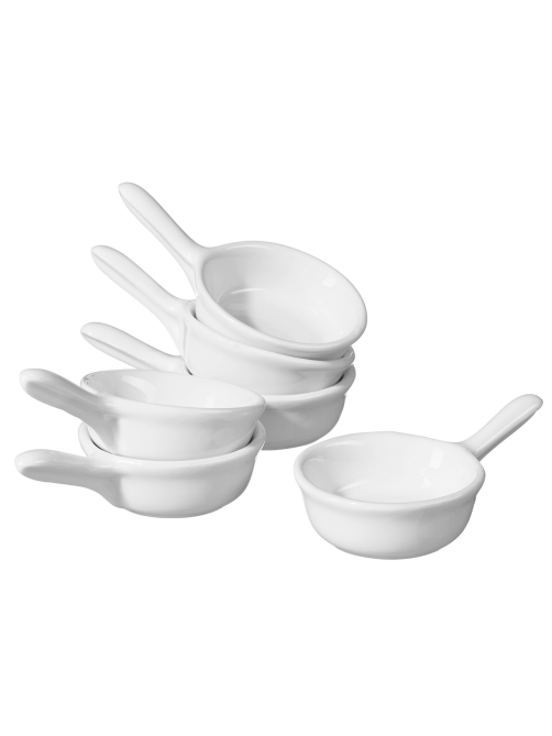 METRO PROFESSIONAL Tapas White Соусник с ручкой, 10см x 6шт
