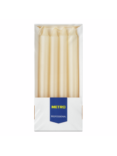 METRO PROFESSIONAL Свечи столовые слоновая кость, 4шт