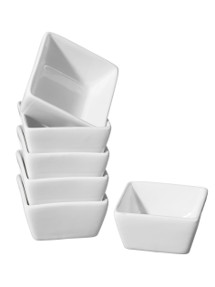METRO PROFESSIONAL Tapas White Соусник фарфоровый, 6шт х 6см