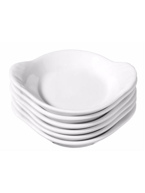 METRO PROFESSIONAL Tapas White Соусник овальный, 9.2см x 6шт