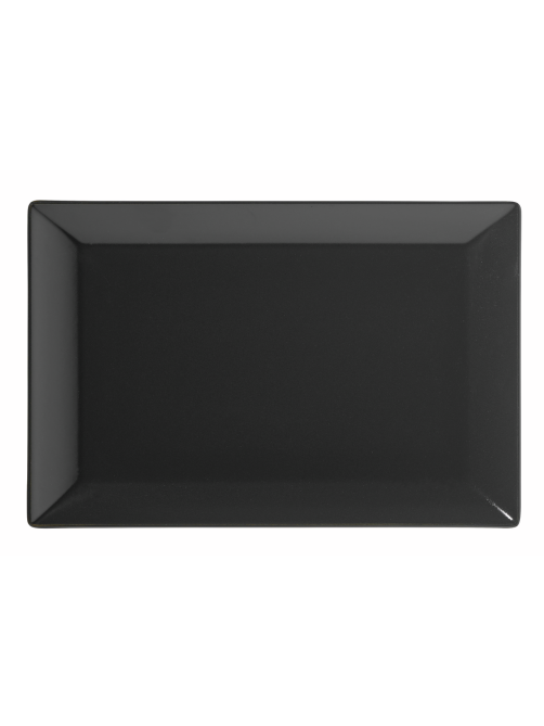 METRO PROFESSIONAL Блюдо Macario прямоугольное черное 30 x 20см, 6шт