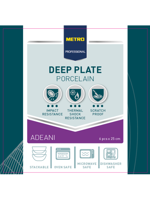 METRO PROFESSIONAL Тарелка для кускуса Adeani 6шт, 25см