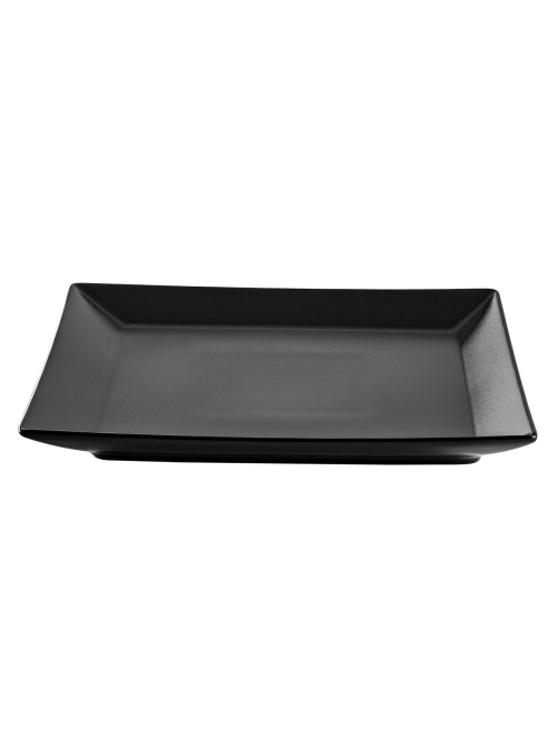 METRO PROFESSIONAL Блюдо Macario квадратное черное 21см, 6шт
