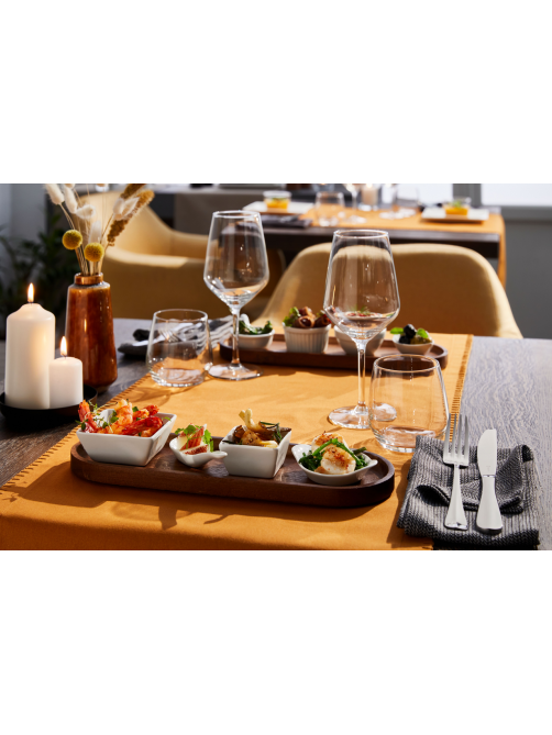 METRO PROFESSIONAL Tapas White Соусник лодочка фарфоровый, 6шт
