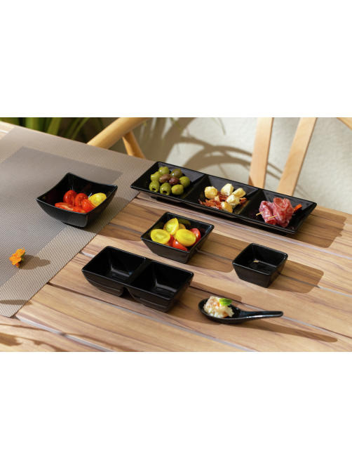 METRO PROFESSIONAL Ложка сервировочная Tapas Black, 6шт