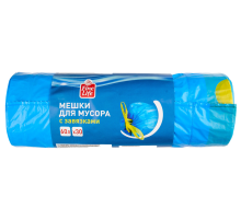 Fine Life Пакеты для мусора с завязками 25мкм 30шт, 60л