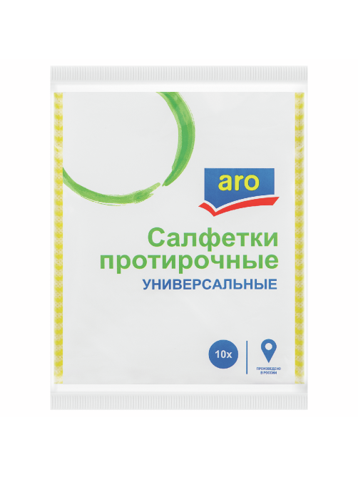 aro Салфетки протирочные универсальные 38 x 30см, 10шт