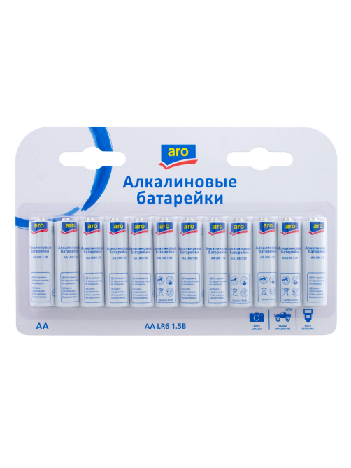 aro Батарейки LR6 АА, 12шт