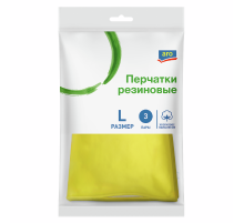 aro Перчатки латексные L, 3 пары
