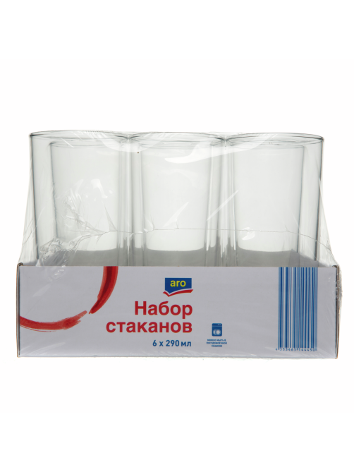 aro Набор стаканов для коктейля, 290мл х 6шт