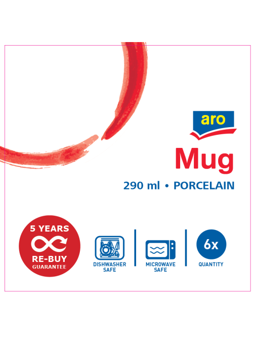 aro Кружка 6шт, 290мл