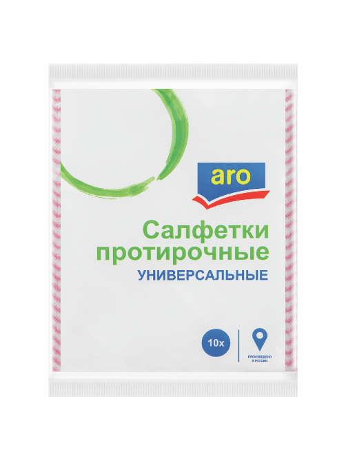 aro Салфетки протирочные универсальные 38 x 30см, 10шт
