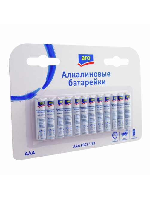 aro Батарейки LR03 AAA, 12шт