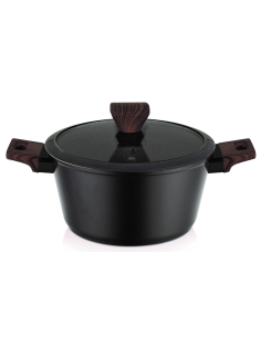 Tarrington House Кастрюля с крышкой Forged Black 4.3л, 24см