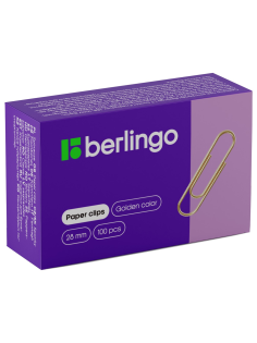 Скрепки Berlingo 100шт, 28мм